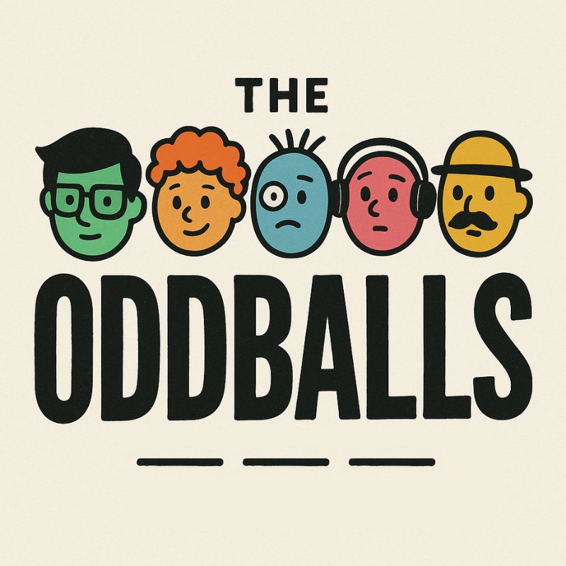 The Oddballs — five characters, the logo of the group